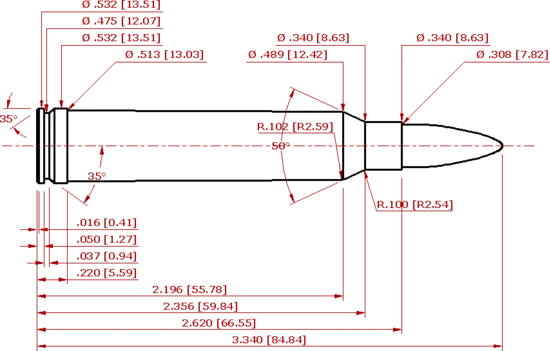 300 Winchester Magnum Schematic