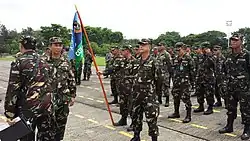 Officers and EPs of the Quezon City Unit of the 105th TASG participated in nationwide celebrations of the 35th NRW.
