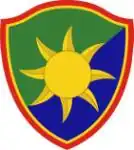 50th RSG Shoulder sleeve insignia