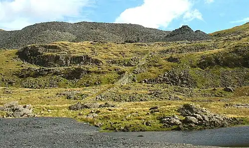 The upper incline at Graig Ddu