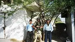 A soldier from the RGBW in Iraq.