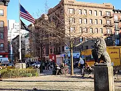 Ukrainian-American WWII Memorial, Abe Lebewohl Park, New York City