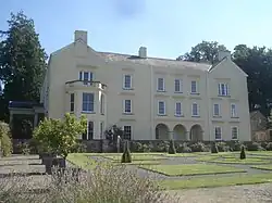 Aberglasney House Viewed from the Cloister Garden