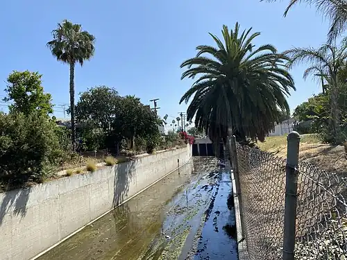 Above-ground origin point in the Mid-City neighborhood