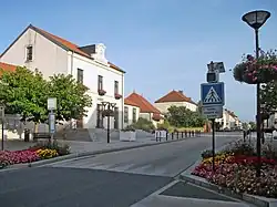 The Town Hall and Highway D906