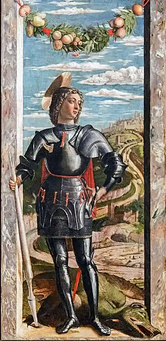 Andrea Mantegna St. George, 66 × 32 cm