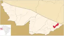 Location of municipality in Acre State