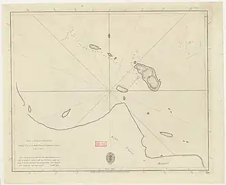 Chart of Blair's Harbour, Published 1793