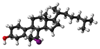 Ball-and-stick model of adosterol