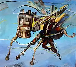 Little Constantine (1996), oil in canvas, 110 x 120 cm