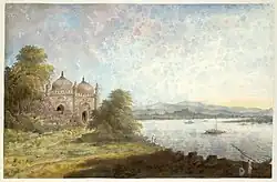 Akbari mosque overlooking the Ganges at Rajmahal