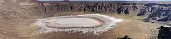 large detailed photo of Al Wahbah Volcanic Crater