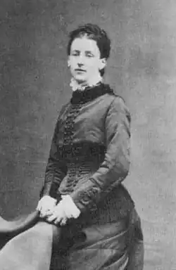 Albertha Frances Anne Hamilton, his first wife.