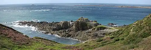 Fort Clonque—Burhou in the background