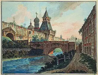 St.Nikolai's Gate in Kitai-Gorod (1800s)