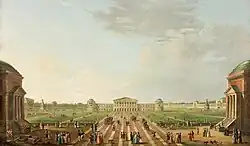 View of the Projected Foro Bonaparte (engraving by Alessandro Sanquirico)