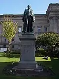 Plinth to the statue of Alexander Balfour sculpture by Albert Bruce-Joy, St John's Gardens (1889; Grade II)