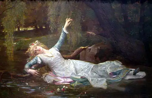 Ophelia, Alexandre Cabanel, 1883