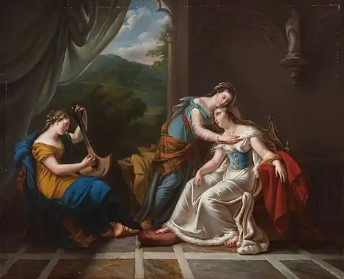 Malvina. Song of Sorrow on the Loss of Her Dear Oscar (Ossian) by Alexandrine Delaval