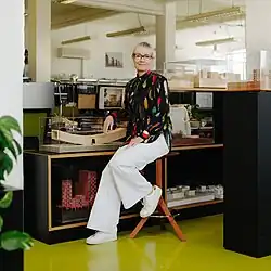 Alison Brooks a world renowned female architect studio at Highgate Studios, London.