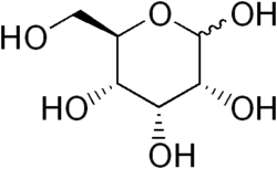 Stereo structural formula of (6R)-allopyranose