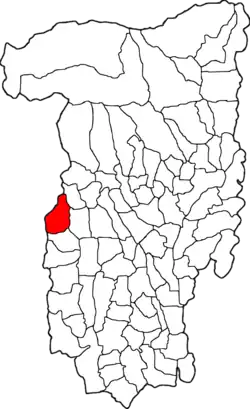 Location in Vâlcea County