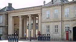 Colonnade at Amalienborg Palace (1794–1795) by C. F. Harsdorff