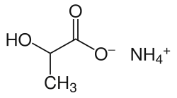 Structural formulae of the constituent ions