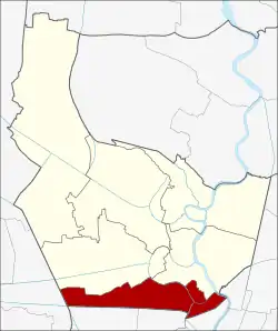 District location in Nonthaburi province