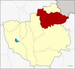 District location in Phayao province