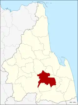 District location in Nakhon Si Thammarat province