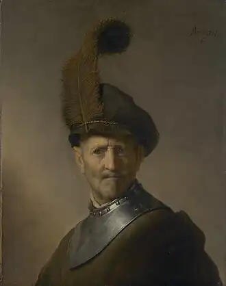 Rembrandt, Old Man in Military Costume