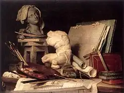 Attributes of Painting, Sculpture, and Architecture (1769)