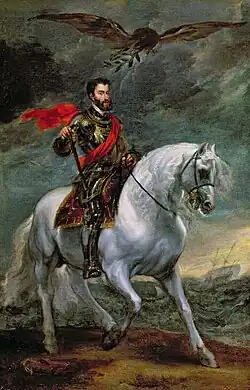 Van Dyck's Equestrian Portrait of Charles V, ca. 1620