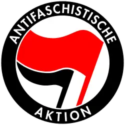 The logo for Antifa