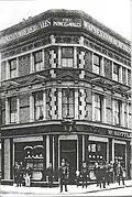 Young's 1865 polychromatic brickwork (demolished 1938 for new 'Prince of Wales' pub, currently "The Prince")