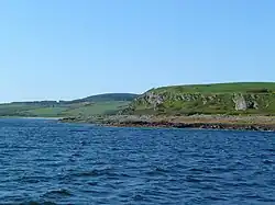 The western tip of Ardlamont Point