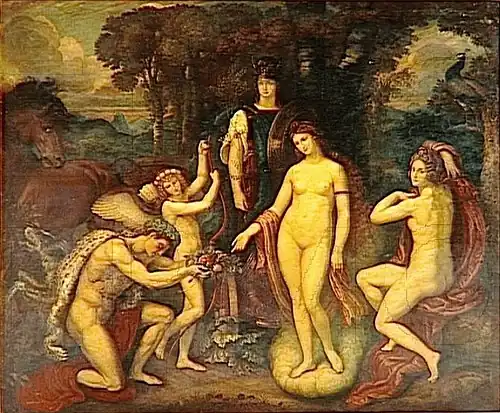 The Judgement of Paris. Oil on canvas, 1910 or 1911.[19]