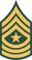 1966–1968, the only authorized insignia for all sergeants major [4]