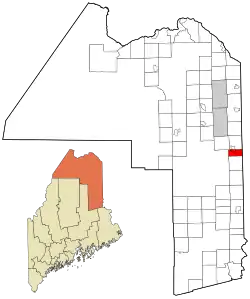 Location of Blaine, Maine