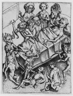 Temptation of Despair, from the Ars Moriendi series