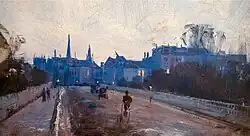 Arthur Streeton, Twilight, East Melbourne, 1889