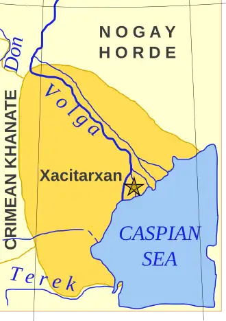 Astrakhan Khanate in 1466–1556