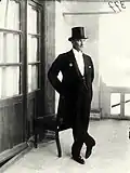 Mustafa Kemal Atatürk in evening white tie formal wear (1925)