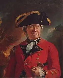 August de la Motte; commander of the Hanoverian brigade during the siege – painting by John Singleton Copley. Harvard Art Museum
