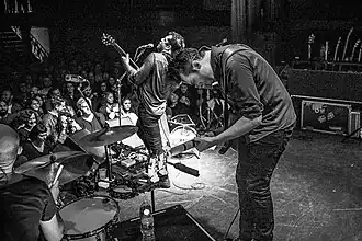 Augustines live at the Bowery Ballroom in NYC in 2014