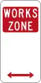 (R5-25) Works Zone