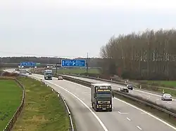 Autobahn 24 near junction Schwerin