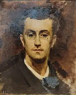 Self-portrait (1882), oil on canvas, musée de Bourbonne-les-Bains.