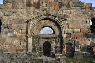 The decorated portal